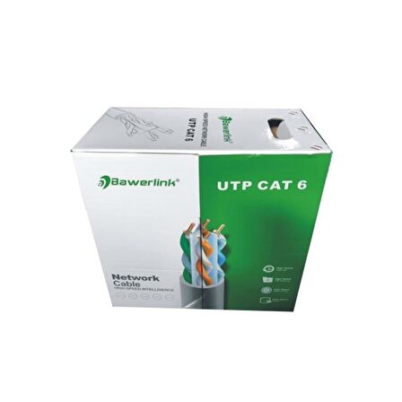 Bawerlink BW-CAT608 305m Gri Utp CAT6 Kablo