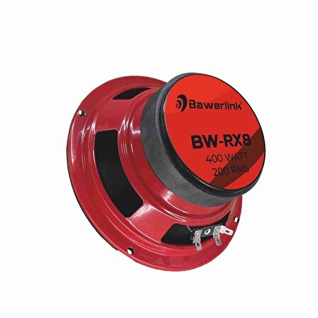 Bawerlink 16 Cm Midrange Çifti 800 Wat 400 Rms Orjinal Profosyonel Seri Bw-rx8 Ultra-pro