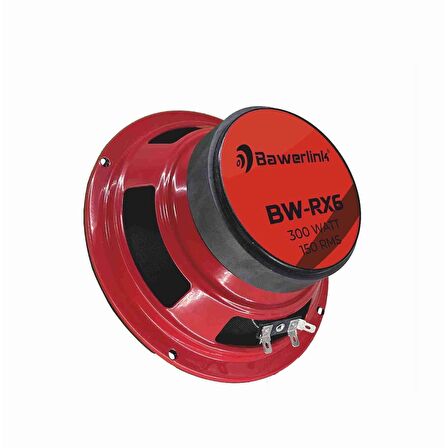 Bawerlink 16 Cm Midrange Çifti 600 Wat 300 Rms Orjinal Profosyonel Seri Bw-rx6 Ultra-pro