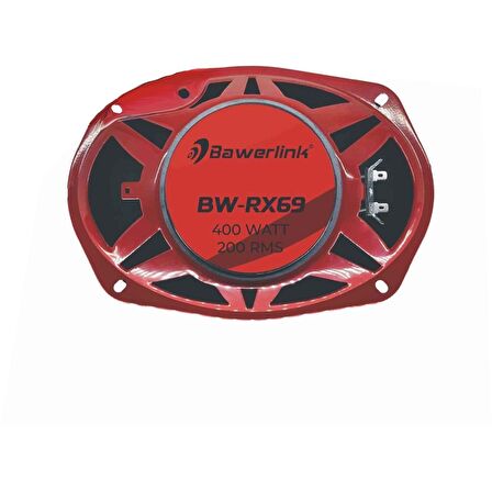 Bawerlink Bw-rx69 Deprem Serisi Oval Kurşun Göbek 6x9 Oto Midrange Hoparlör Çifti 800w-400w Rms