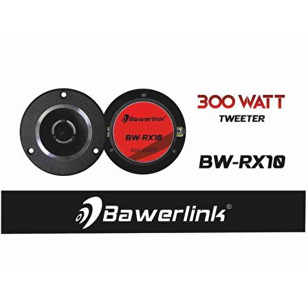 Bawerlink BW-RX10 10cm Profesyonel Tweeter Takımı 300 Watt 2 adet