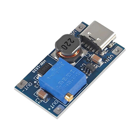 MT3608 2A Yükselteç DC-DC Güç Modülü Type C Girişli