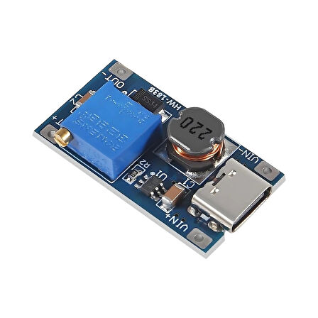 MT3608 2A Yükselteç DC-DC Güç Modülü Type C Girişli