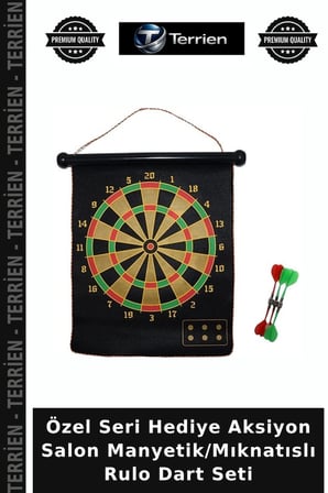 Özel Seri Hediye Aksiyon Salon Manyetik/Mıknatıslı Rulo Dart Seti
