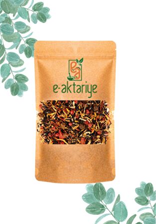 E-aktariye Erikli Vişneli Kuşburnulu Kırmızı Lezzetler Çayı 150 Gr