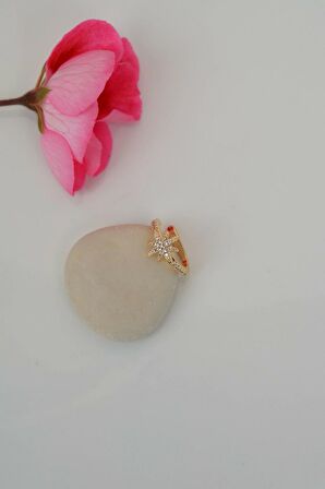 Minimal Kuzey Yıldızlı Earcuff Sıkıştırmalı Kutup Yıldızlı Kıkırdak Küpesi