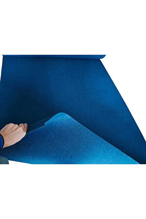 RENGİ LACİVERT HALIFLEKS 100 X 50 CM UCUZ RİP HALIFLEKX FUAR HALISI RİP HALI