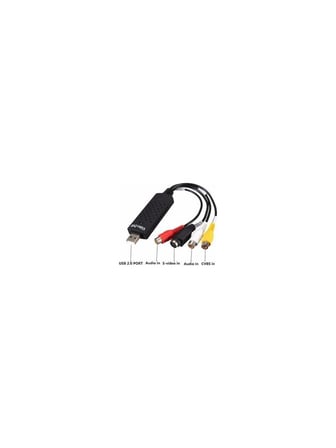 Luve Store USB EasyCAP 4 Kanal Video Capture Kayıt Kartı RCA S-Video Analog Görüntü Aktarma Dönüştürücü PAL NTSC