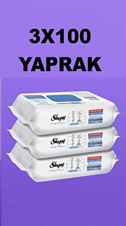 Sleepy Easy Clean Çamaşır Sulu Yüzey Temizlik Havlusu 100' Lü X 3 Adet