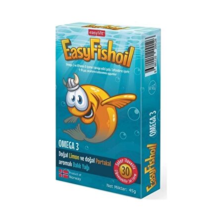 EasyFishoil 30 Jel Tablet+Sambucol Kids Likit 120 ml