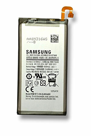 Samsung Galaxy A6 Plus Batarya Samsung J8 Plus Batarya EB-BJ805ABE Uyumlu Batarya
