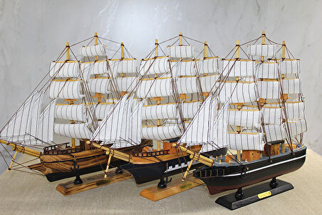 Ahşap Yelken Gemi Model 2