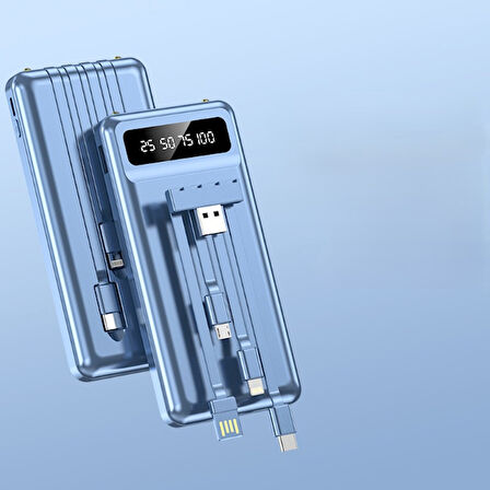 Kendinden Kablolu 10.000 MAH Powerbank
