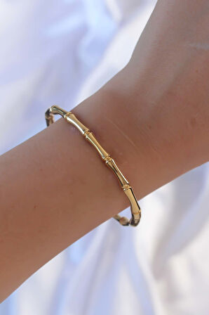  Gold Renk Kemik Model Bileklik - EBJ240928W28362
