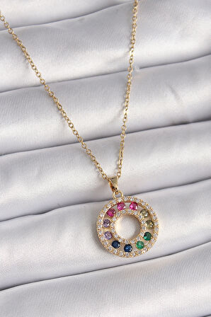 Gümüş Renk 3lü Görünüm Bombe Model Yarım Halka Küpe - EBJ241123W28267