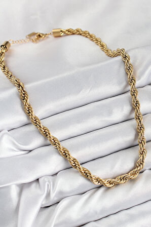 Burgu Model Gold Renk Kadın Kolye - EBJ250816W37497