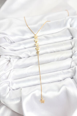 Zincir Gold Renk Yıldız Model Y Kolye - EBJ251115W38396