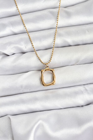 Zincir Gold Renk Model Kadın Kolye - EBJ251115W38421