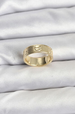 Gold Renk Model Kadın Yüzük - EBJ251115W38359