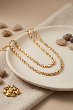 CM Burgu Zincir Model Gold Renk 50 cm Kadın Kolye - EBJ260829W46518