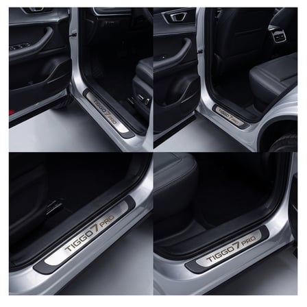 Chery Tiggo 7 Pro 2023-2026 ABS Çerçeveli Krom Kapı Eşiği