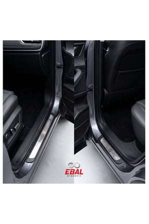 Ebal Oto Aksesuar Chery Tiggo 8 Pro 2023-2026 Krom Kapı Eşiği 4 Parça
