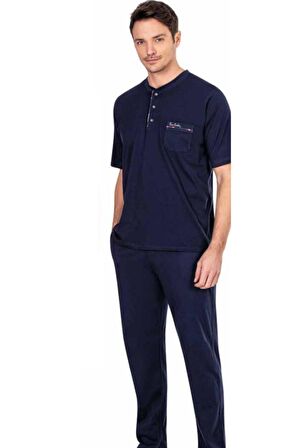 5482 Erkek Pijama Takımı Lacivert