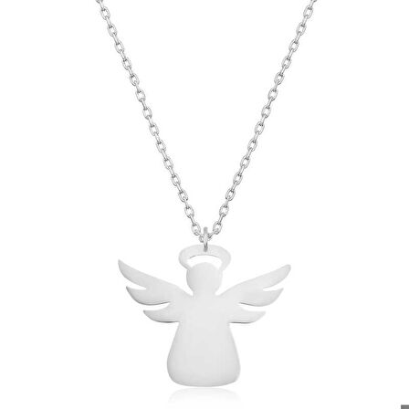 Ebuz Gümüş Meleğim Kadın Kolye