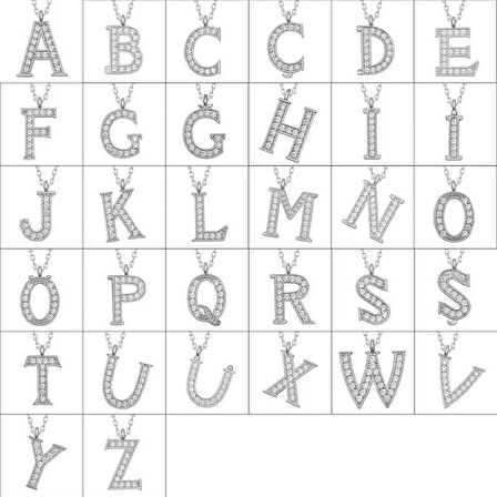 Ebuz Gümüş Rodyum A Harfi Kadın Kolye