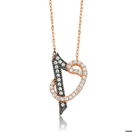 Ebuz Gümüş Elif Vav Kadın Kolye