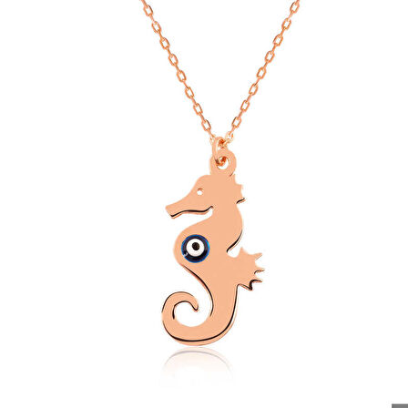 Ebuz Gümüş Denizatı Kadın Kolye