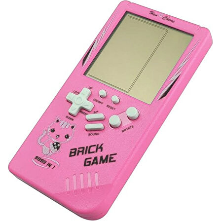 Ozmik Tuğla Oyun Konsolu 23 Bulmaca Oyunu Dahili, 3.5 inç LCD Mini Taşınabilir Atari