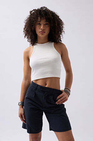 Ebedi Halter Yaka Crop