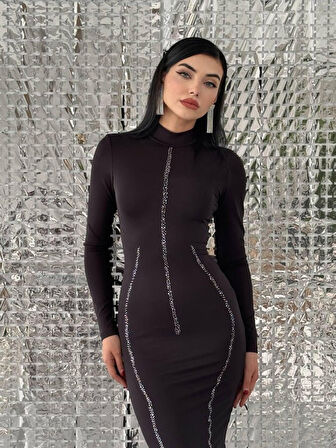 Ebedi Ivo Taşlı Elbise