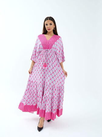 Ebedi 6389 ELBİSE-PEMBE