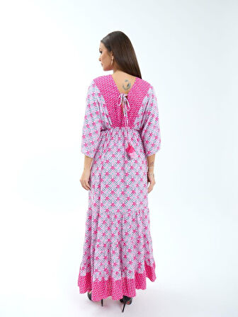 Ebedi 6389 ELBİSE-PEMBE