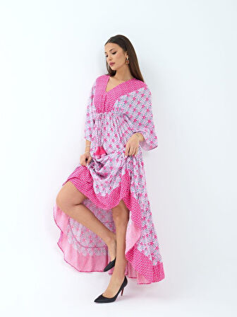 Ebedi 6389 ELBİSE-PEMBE