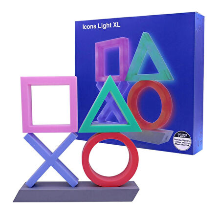 Ozmik Playstation için 3 Işık Modlu Oyun Odası Aksesuarı ile Simgeler Işık