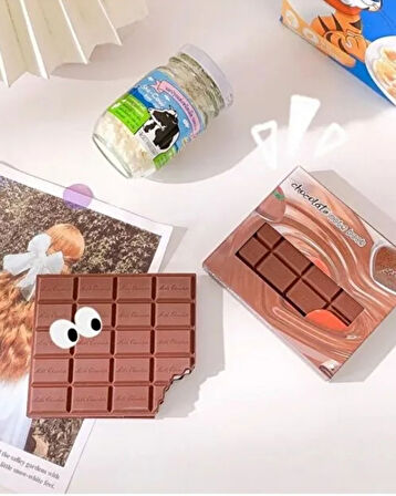 Çikolata Şeklinde Defter – Tasarım Not Defteri, Kawaii Ajanda, Eğlenceli Hediye, Spiral Kapaklı Notluk