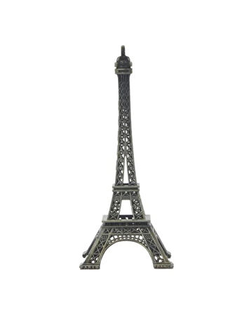 Metal Eyfel Kulesi Biblosu 15 cm – Paris Temalı Dekoratif Masa Üstü Süs Eşyası