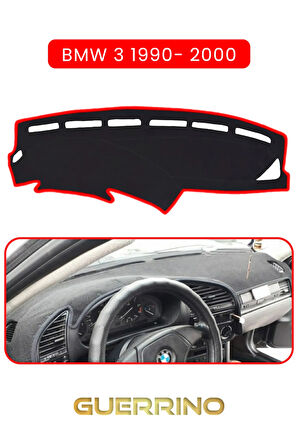 BMW 3 1990-2000TORPİDO KORUMA HALISI KIRMIZI KENAR