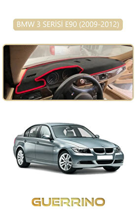 BMW 3 SERİSİ E90 2009-2012TORPİDO KORUMA HALISI BEJ KENAR