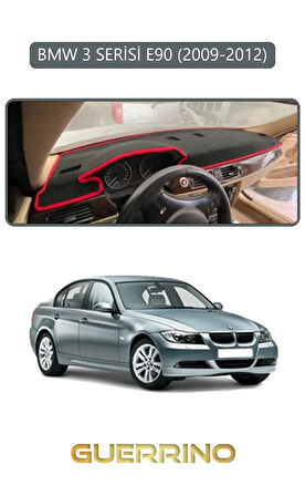 BMW 3 SERİSİ E90 2009-2012TORPİDO KORUMA HALISI GRİ KENAR