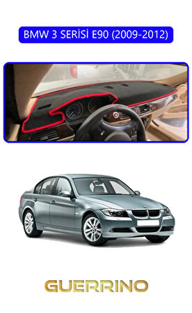 BMW 3 SERİSİ E90 2009-2012TORPİDO KORUMA HALISI MAVİ KENAR