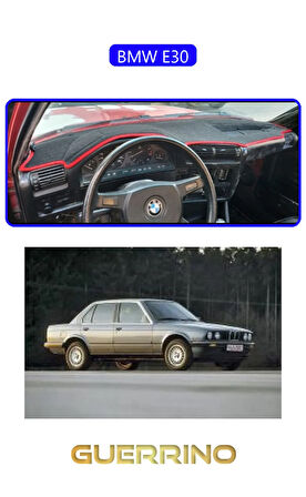 BMW E30TORPİDO KORUMA HALISI MAVİ KENAR