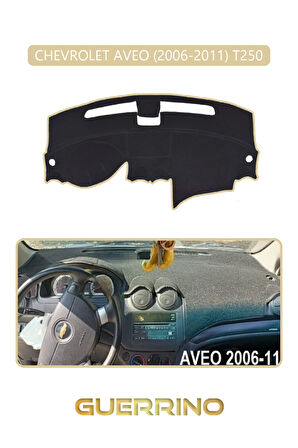 CHEVROLET AVEO 2006-2011 T250TORPİDO KORUMA HALISI BEJ KENAR