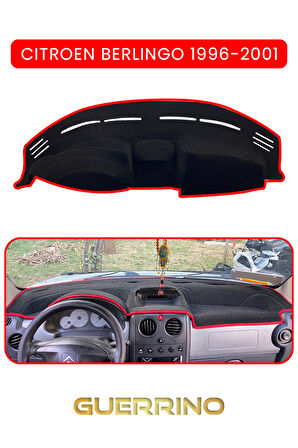 CITROEN BERLİNGO 1996-2006TORPİDO KORUMA HALISI KIRMIZI KENAR