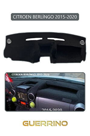 CITROEN BERLİNGO 2008-2017TORPİDO KORUMA HALISI GRİ KENAR