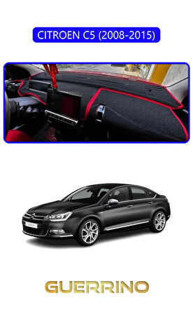 CITROEN C5 2008-2015TORPİDO KORUMA HALISI MAVİ KENAR