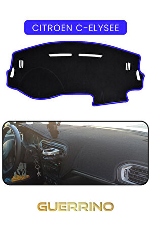 CITROEN C-ELYSEE - PEUGEOT 301 UZUNTORPİDO KORUMA HALISI MAVİ KENAR